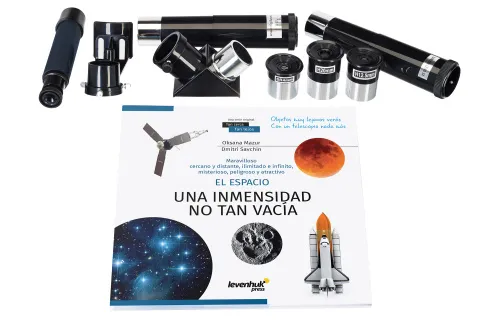 фотография телескоп Levenhuk Discovery Spark Travel 60 с книга,  5