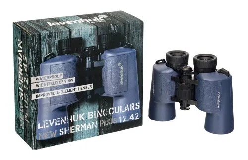 фотография бинокъл Levenhuk New Sherman PLUS 12x42,  5