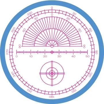 картина безжичен астрометричен окуляр 1,25" с осветена решетка Meade серия 4000 12 mm MA,  2