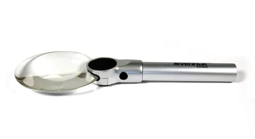 фотография лупа Levenhuk Zeno 400 LED, 2/4x, 88/21 mm, метал,  5