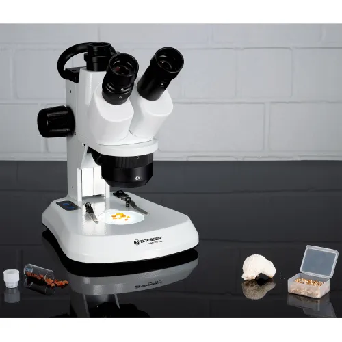 изображение тринокулярен стереомикроскоп Bresser Analyth STR Trino 10x - 40x,  3