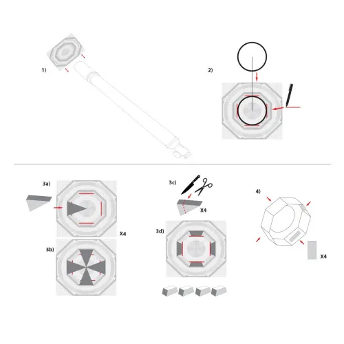 картина соларен филтър Explore Scientific Sun Catcher за 110–130 mm телескопи,  5