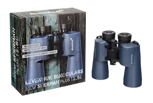картинка бинокъл Levenhuk New Sherman PLUS 12x50,  5