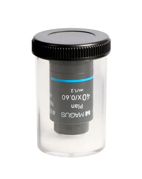 снимка обектив MAGUS 40PL60V Plan 40х/0,60 ∞/1,2 H 60 mm,  5