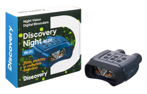 изображение цифров бинокъл за нощно виждане Levenhuk Discovery Night BL20 с триножник,  3