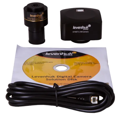 снимка цифров тринокулярен микроскоп Levenhuk D740T 5.1M,  18