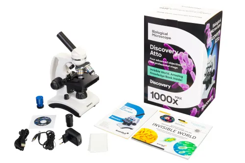 снимка цифров микроскоп Levenhuk Discovery Atto Polar с книга,  2