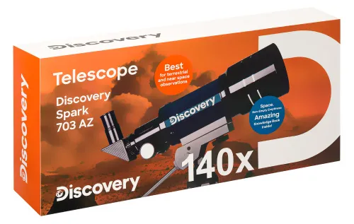 картина телескоп Levenhuk Discovery Spark 703 AZ с книга,  12