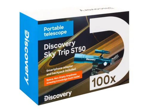 изображение телескоп Levenhuk Discovery Sky Trip ST50 с книга,  16