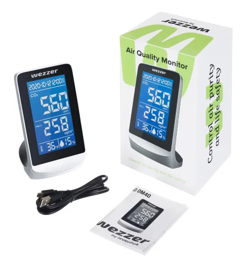 фотография монитор за качество на въздуха Levenhuk Wezzer Air PRO DM40,  2