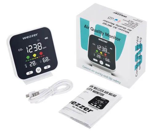 снимка монитор за качество на въздуха Levenhuk Wezzer Air MC40,  2