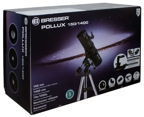 фотография телескоп Bresser Pollux 150/1400 EQ3,  9