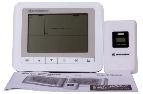 фотография метеорологична станция Bresser TemeoTrend WF, бяла,  2