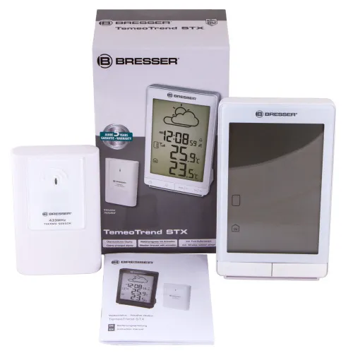 картинка метеорологична станция Bresser TemeoTrend STX RC, бяла,  2
