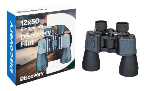 картина бинокъл Levenhuk Discovery Flint 12x50,  12