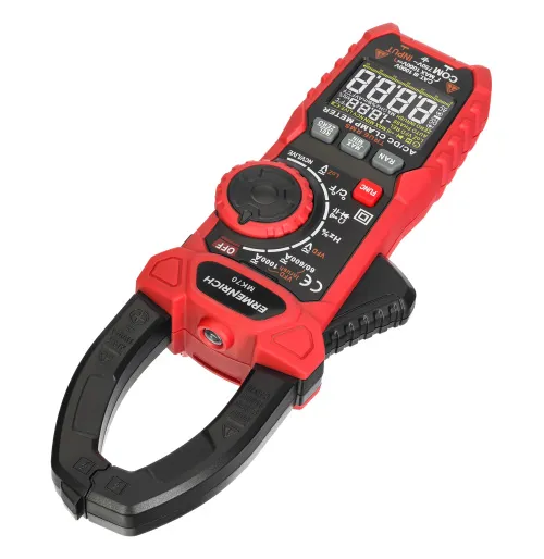 картинка цифрови амперметър клещи Ermenrich Ping MK70,  5
