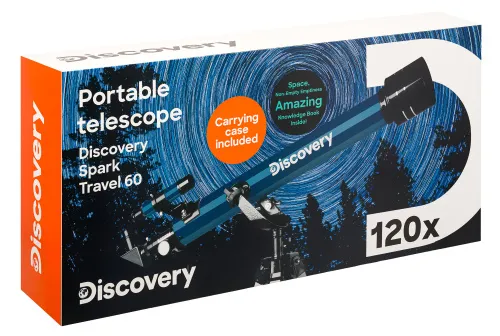 фотография телескоп Levenhuk Discovery Spark Travel 60 с книга,  17