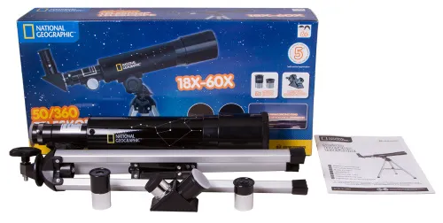 изображение телескоп Bresser National Geographic 50/360 AZ,  7