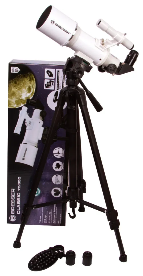 снимка телескоп Bresser Classic 70/350 AZ,  2