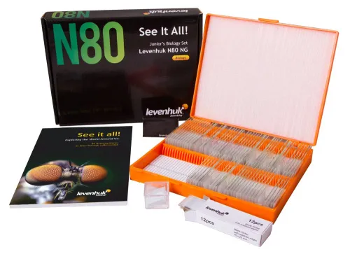 картинка комплект проби „Вижте всичко!“ Levenhuk N80 NG,  2
