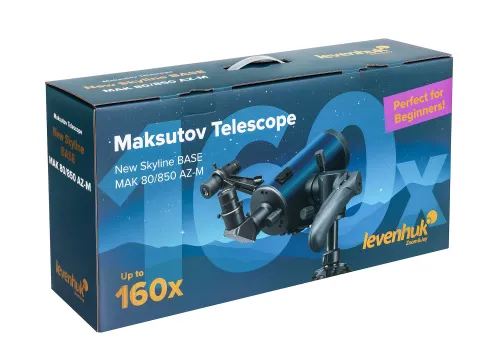снимка телескоп Levenhuk New Skyline BASE МАК 80/850 AZ-M ,  16