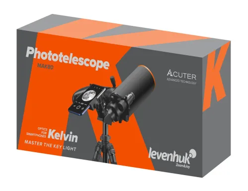 изображение фототелескоп Levenhuk Kelvin MAK80 AZ,  13