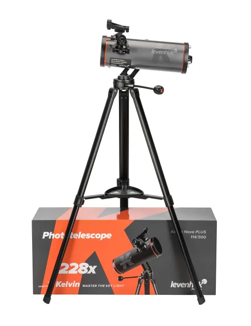 снимка фототелескоп Levenhuk Kelvin Nova PLUS 114/500,  2