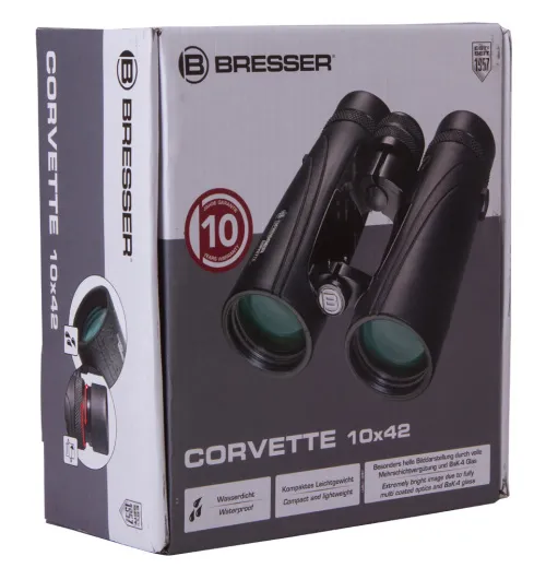 картинка бинокъл Bresser Corvette 10x42,  11