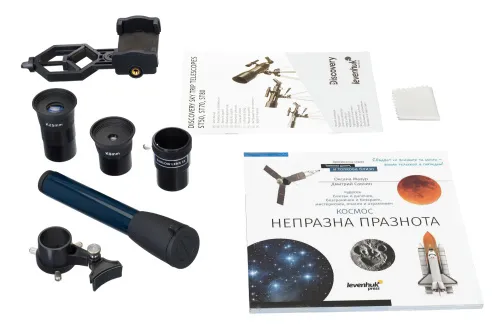 снимка телескоп Levenhuk Discovery Sky Trip ST80 с книга,  5