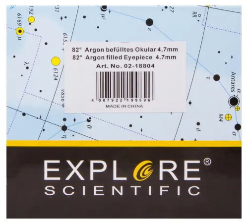 снимка окуляр 1,25" Explore Scientific LER 82° 4,7 mm (AR),  12