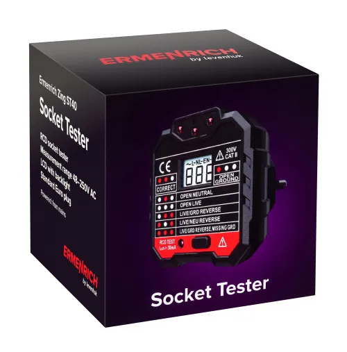 картина тестер за захранващи контакти Ermenrich Zing ST40,  5