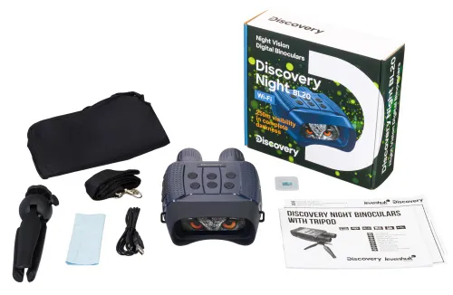 изображение цифров бинокъл за нощно виждане Levenhuk Discovery Night BL20 с триножник,  2
