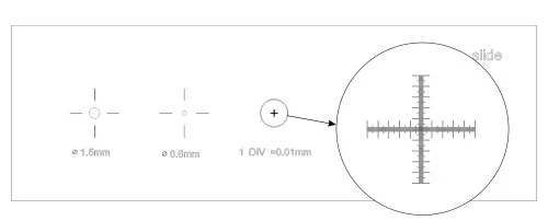 изображение калибрационен образец MAGUS CS5 (XY0,01/0,07/0,15/0,6/1,5),  6
