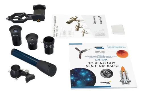 снимка телескоп Levenhuk Discovery Sky Trip ST80 с книга,  5