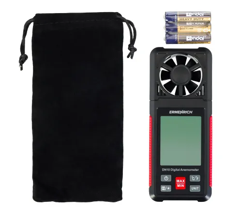 картина цифров анемометър Ermenrich Seek DN10,  6