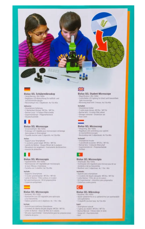 снимка микроскоп Bresser Junior Biolux SEL 40–1600x,  21