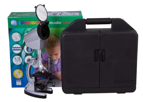фотография микроскоп Bresser Junior Biotar 300–1200x с калъф,  2