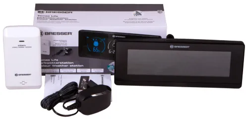 картинка метеорологична станция Bresser Temeo Life с цветен дисплей черна,  2