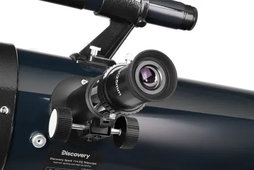фотография телескоп Levenhuk Discovery Spark 114 EQ с книга,  10
