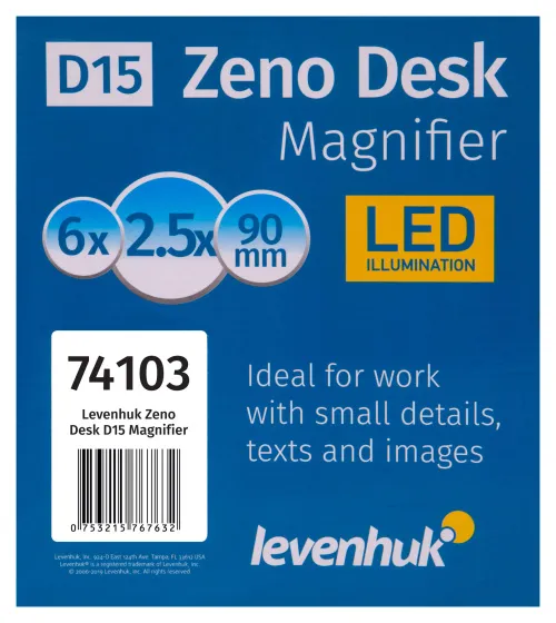изображение лупа Levenhuk Zeno Desk D15,  12