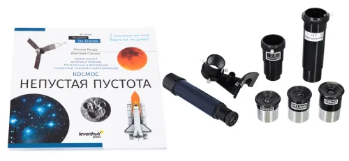 картина телескоп Levenhuk Discovery Spark Travel 76 с книга,  5