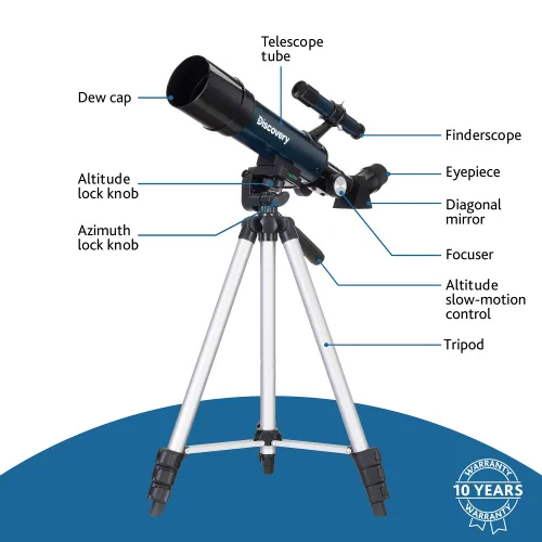 изображение телескоп Levenhuk Discovery Sky Trip ST50 с книга,  17