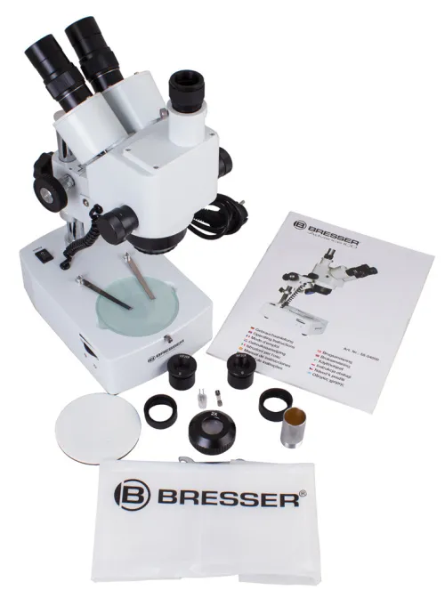 снимка микроскоп Bresser Advance ICD 10–160x,  14