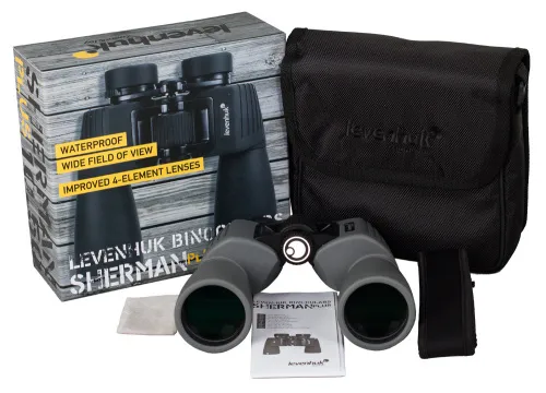 картина бинокъл Levenhuk Sherman PLUS 10x50,  8