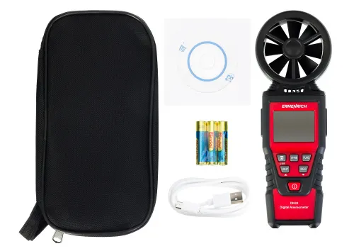 изображение цифров анемометър Ermenrich Seek DN30,  7