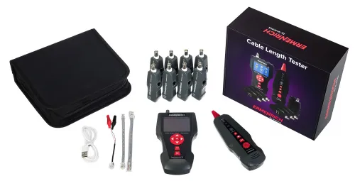 снимка тестер за дължина на кабели Ermenrich NetGeeks NL70,  2