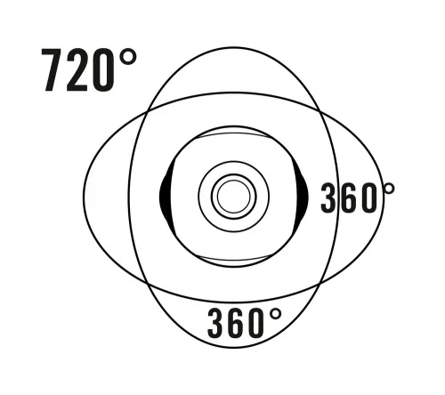 снимка екшън камера Bresser Discovery Adventures HD 720° Android,  3