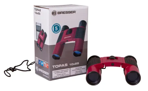 снимка бинокъл Bresser Topas 10x25,  7