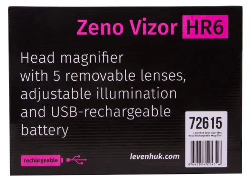 фотография лупа за глава с акумулатор Levenhuk Zeno Vizor HR6,  13