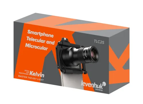 снимка телекуляр и микрокуляр за смартфон Levenhuk Kelvin TLC25,  12